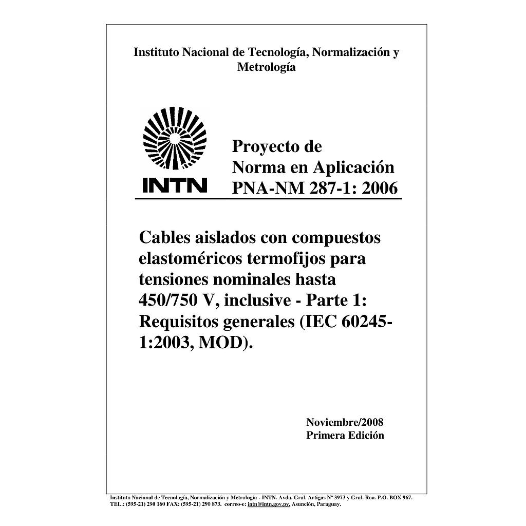 PNA-NM 287 - 1: 2006