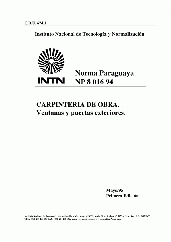 NP 8 016 94
