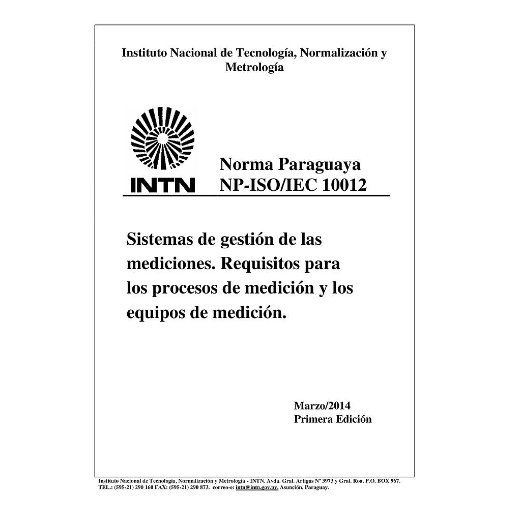 NP-ISO/IEC 10012