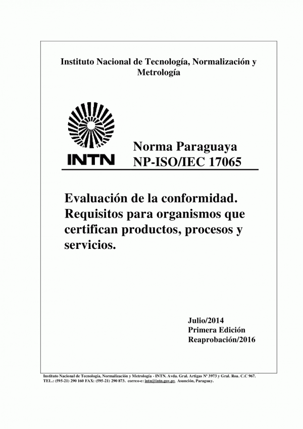 NP-ISO/IEC 17065